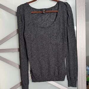 Jack by BB Dakota Charcoal Sweater